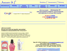 Tablet Screenshot of announceit.net
